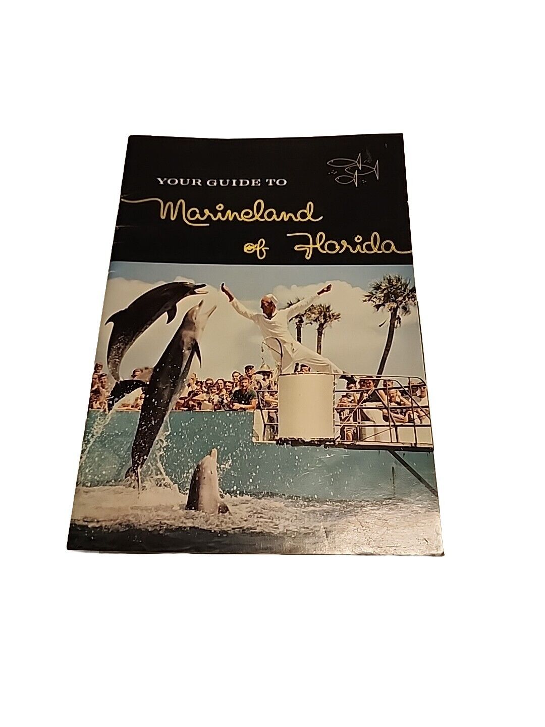 1960s Florida Marineland Original Attraction A1A FL Vintage Travel Brochure
