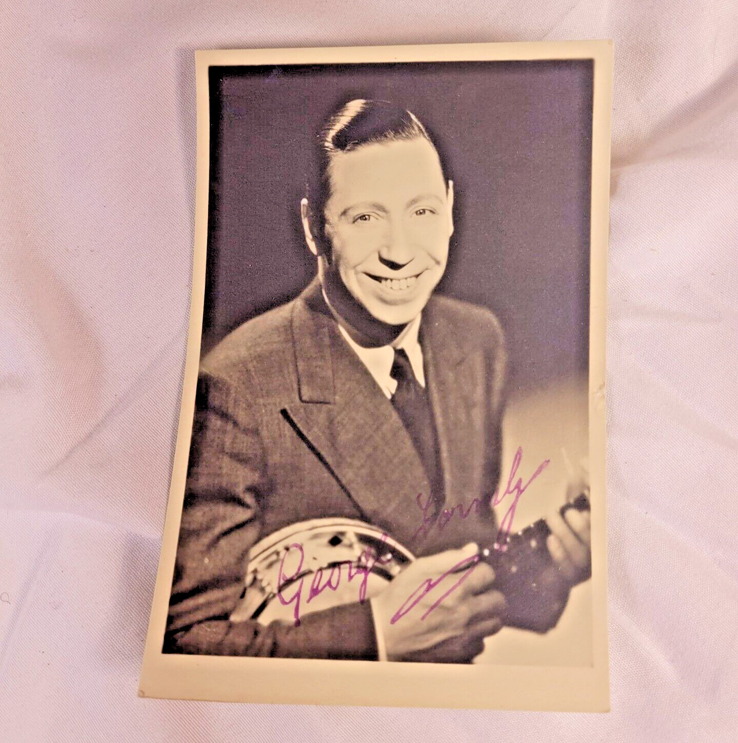 GEORGE FORMBY Signed Autograph PHOTO Signature