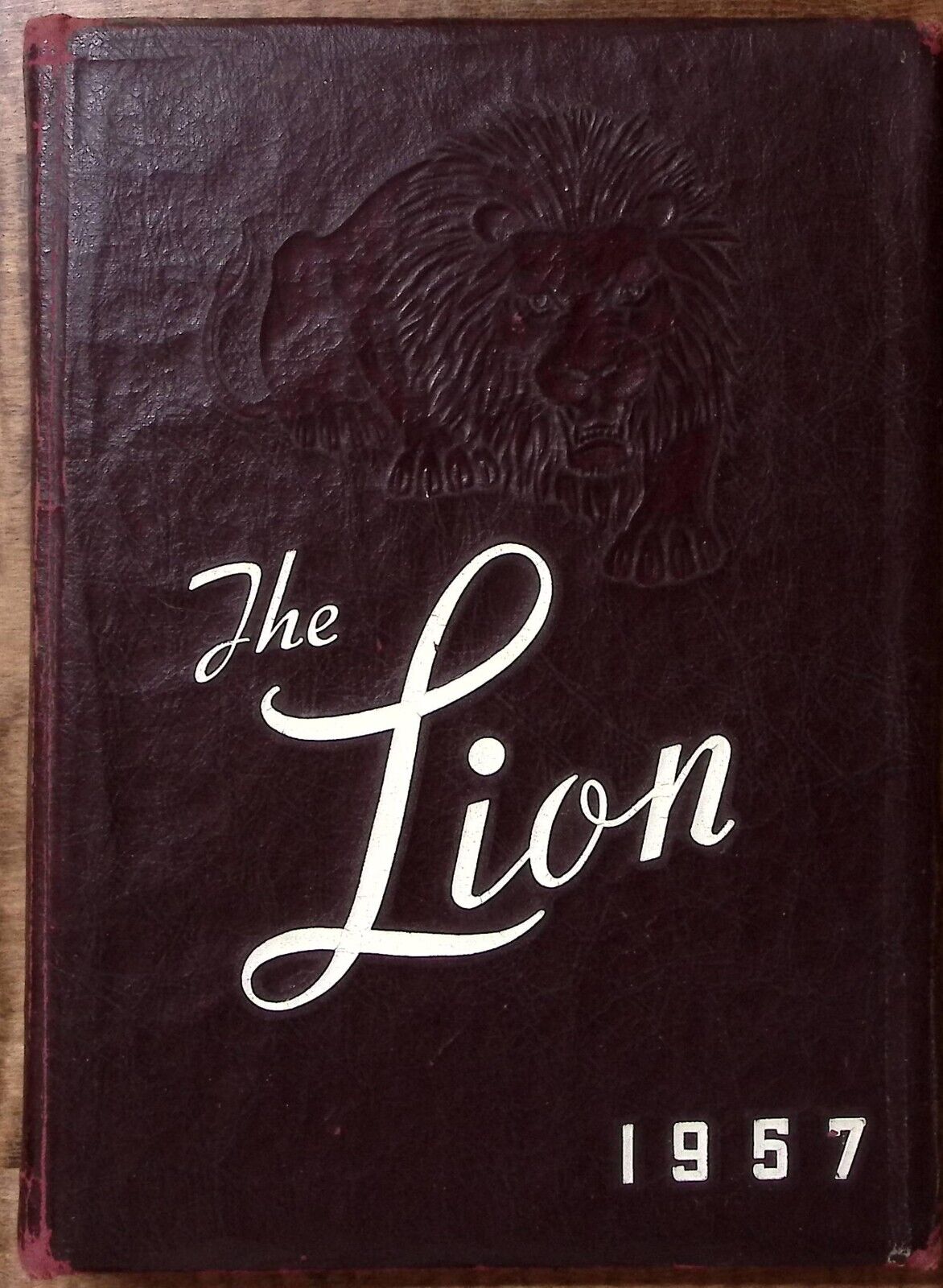 1957 LOWELL NORTH CAROLINA THE LION ANNUAL YEARBOOK  B357