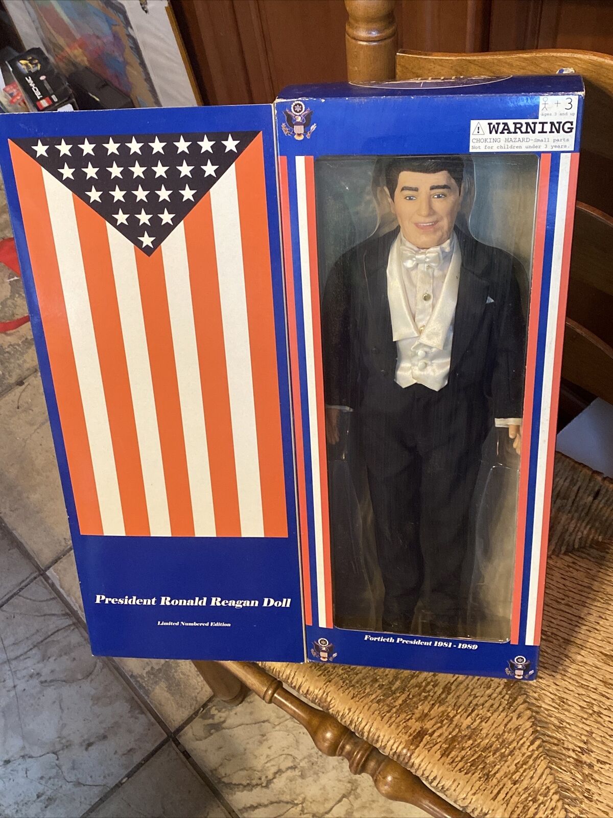 Collectible Horsman Ronald Reagan Hosts State Reception Doll 17\