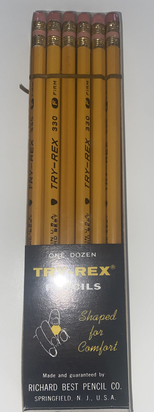 Rare Richard Best Try-Rex 330 Firm Vintage Pencil