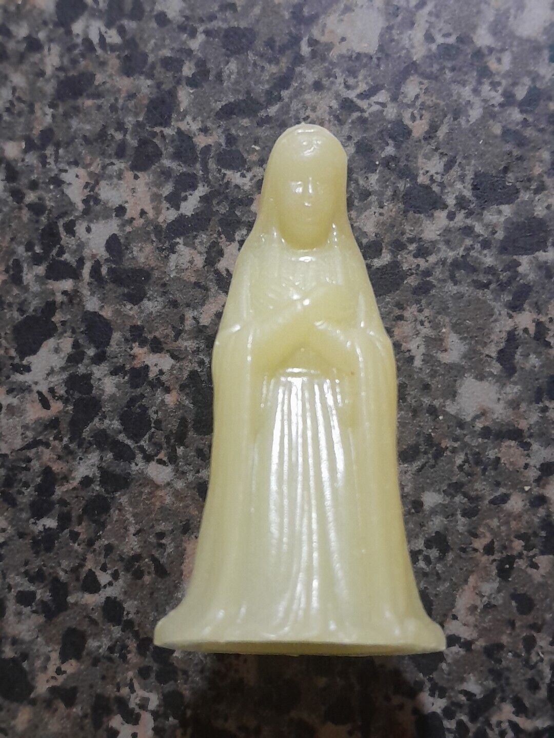 Vintage Blessed Virgin Mary Glow In The Dark Statue 