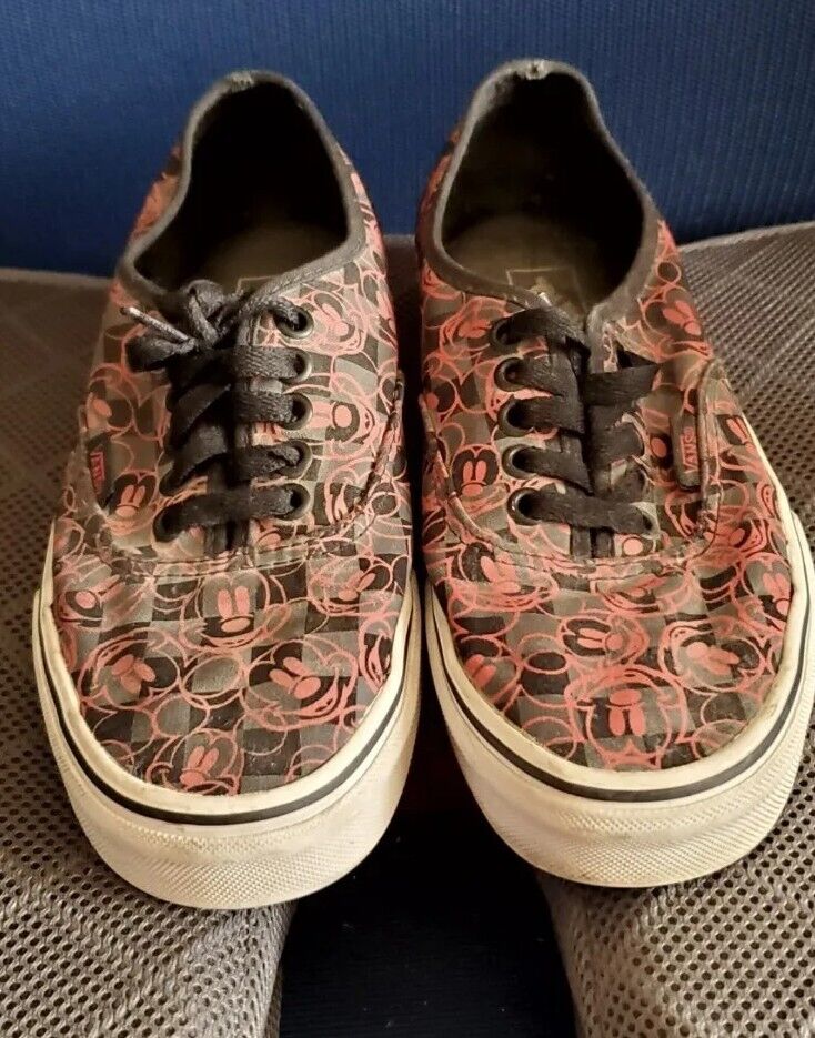 Women's Size 8 - VANS Authentic x Disney Mickey Mouse Checkerboard