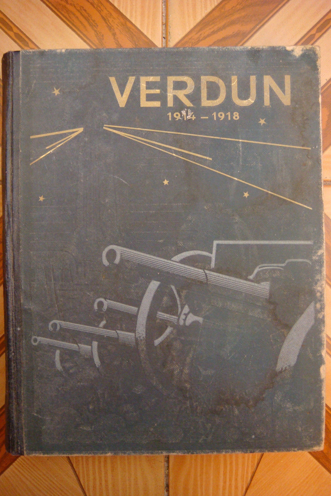 RARE BOOK OF WWI Verdun 1914-1918 BY JACQUES PERICARD 1936 FRANCE PARIS