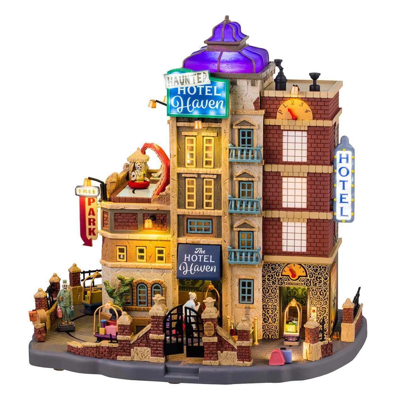 Lemax Spooky Town Halloween Village The Haunted Hotel Haven 45220