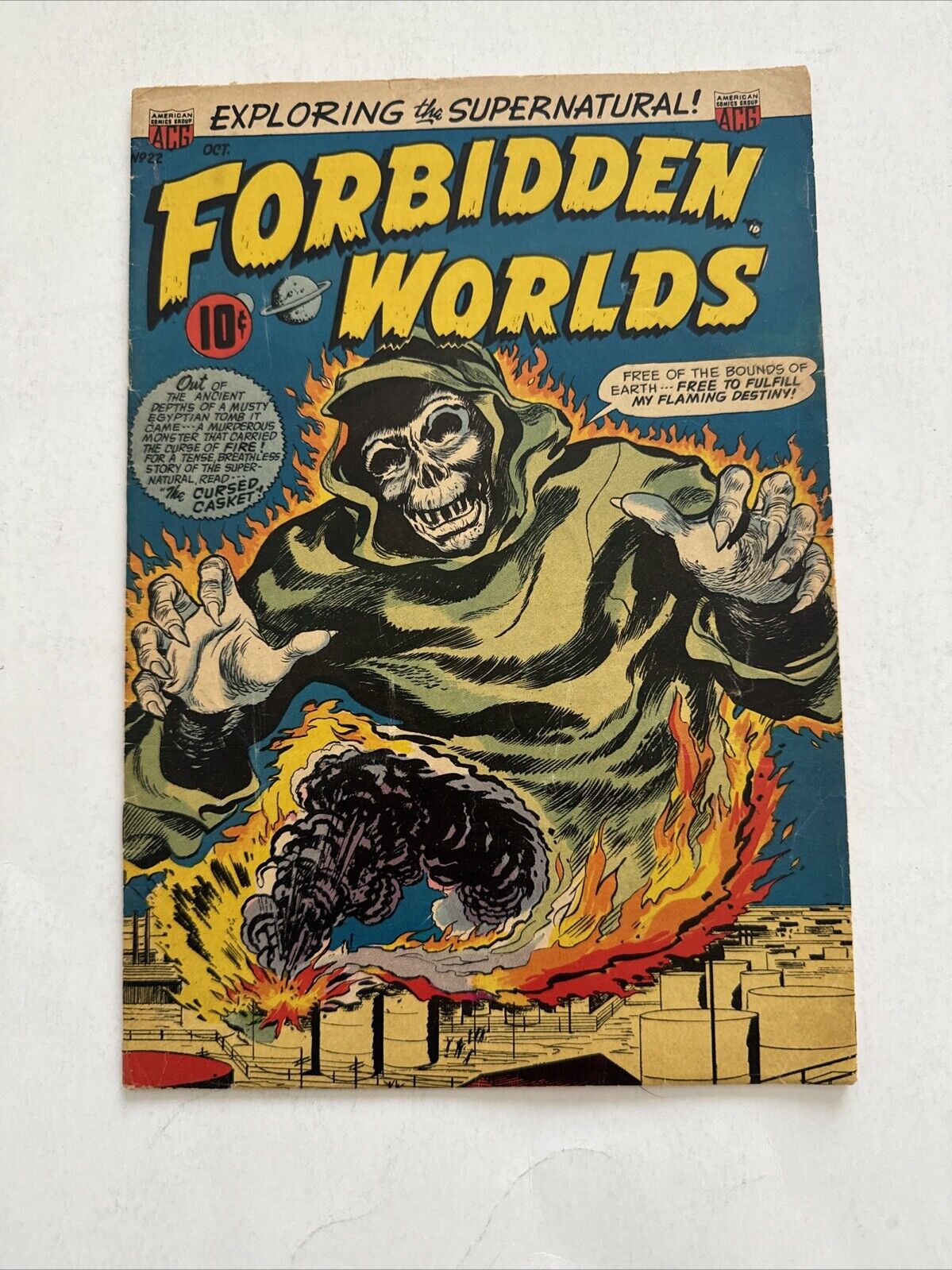Forbidden Worlds 22 American Comics Group (1953) Pre-code Horror Golden Age