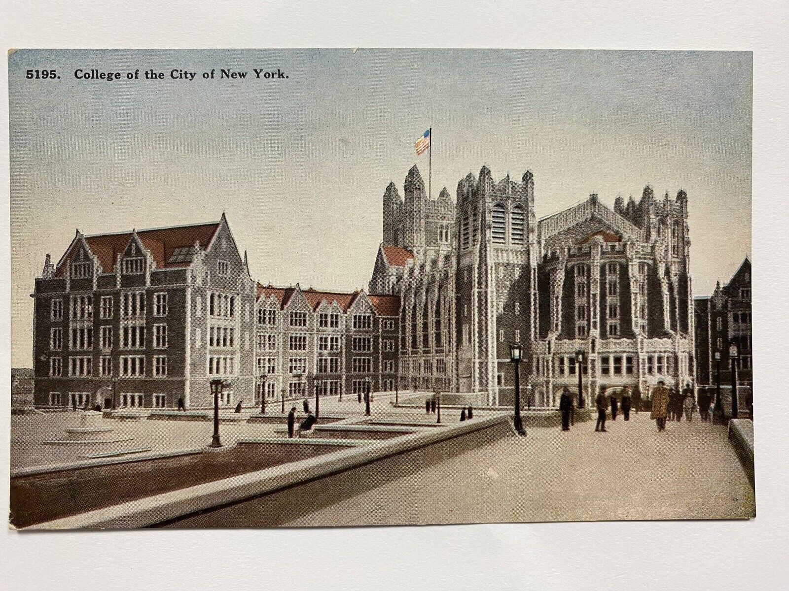 Vintage 1910 College Of The New York Postcard