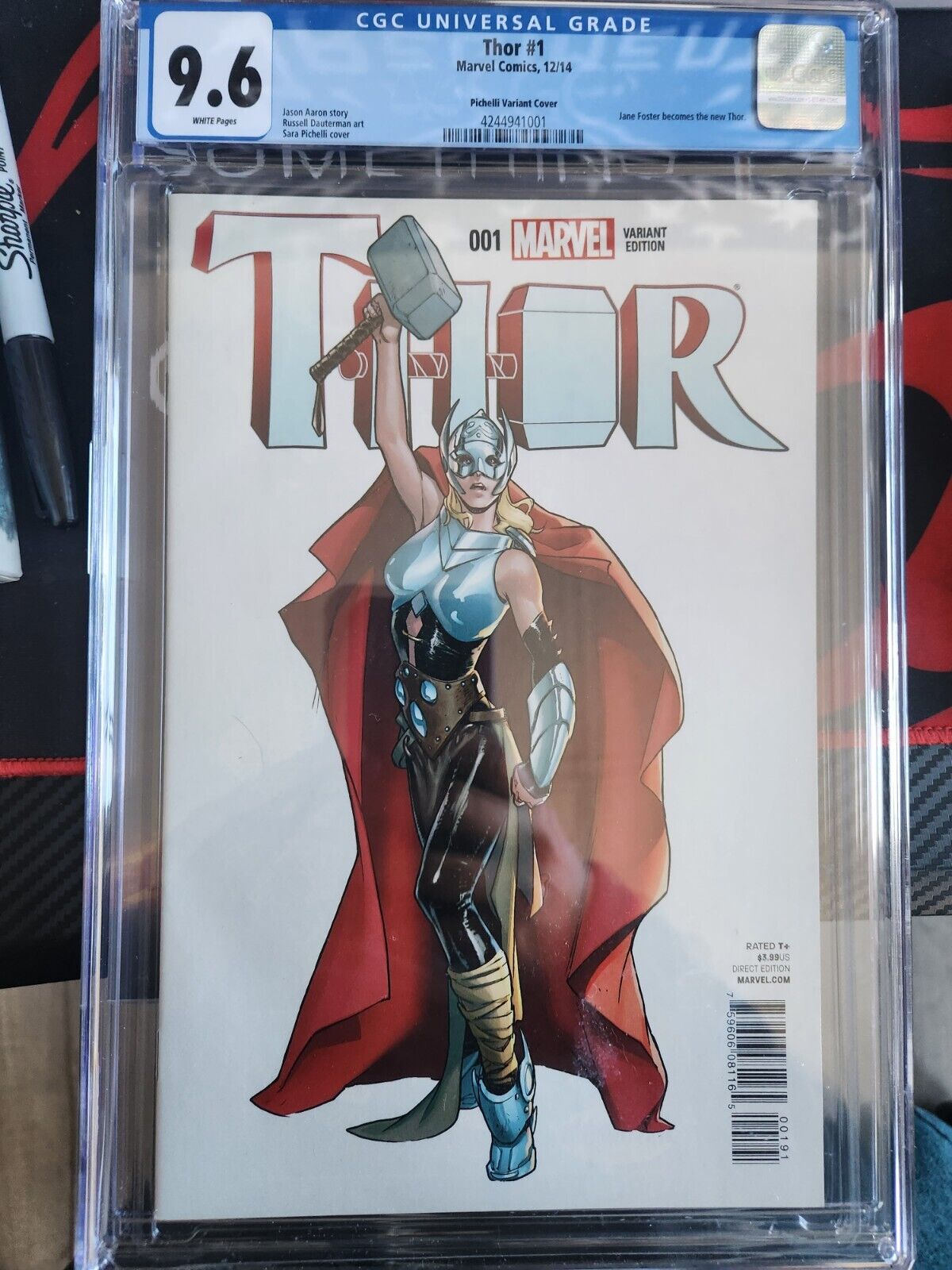 Thor #1 CGC 9.6 Pichelli Variant Cover 2014