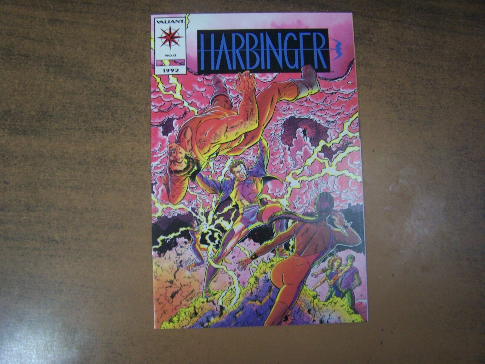 Harbinger #0 pink cover valiant 1992