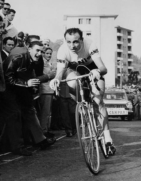 Italian Road & Track Cyclist Ercole Baldini C1950s 1 Old Cycling Photo