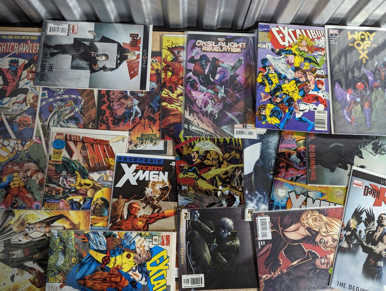 LOT OF 10 X-Men Random Comic books - No Duplicates Boarded and Bagged