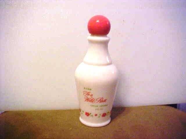Vintage Avon to A Wild Rose Cream Lotion 1970s  Bottle Empty  No box 