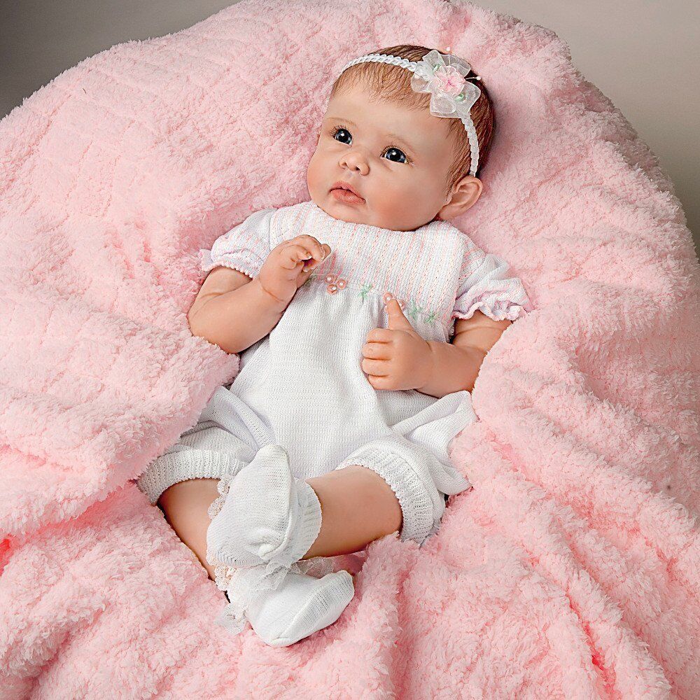 So Truly Real ASHTON DRAKE OLIVIA\'s Gentle Touch Interactive Lifelike Baby Doll 