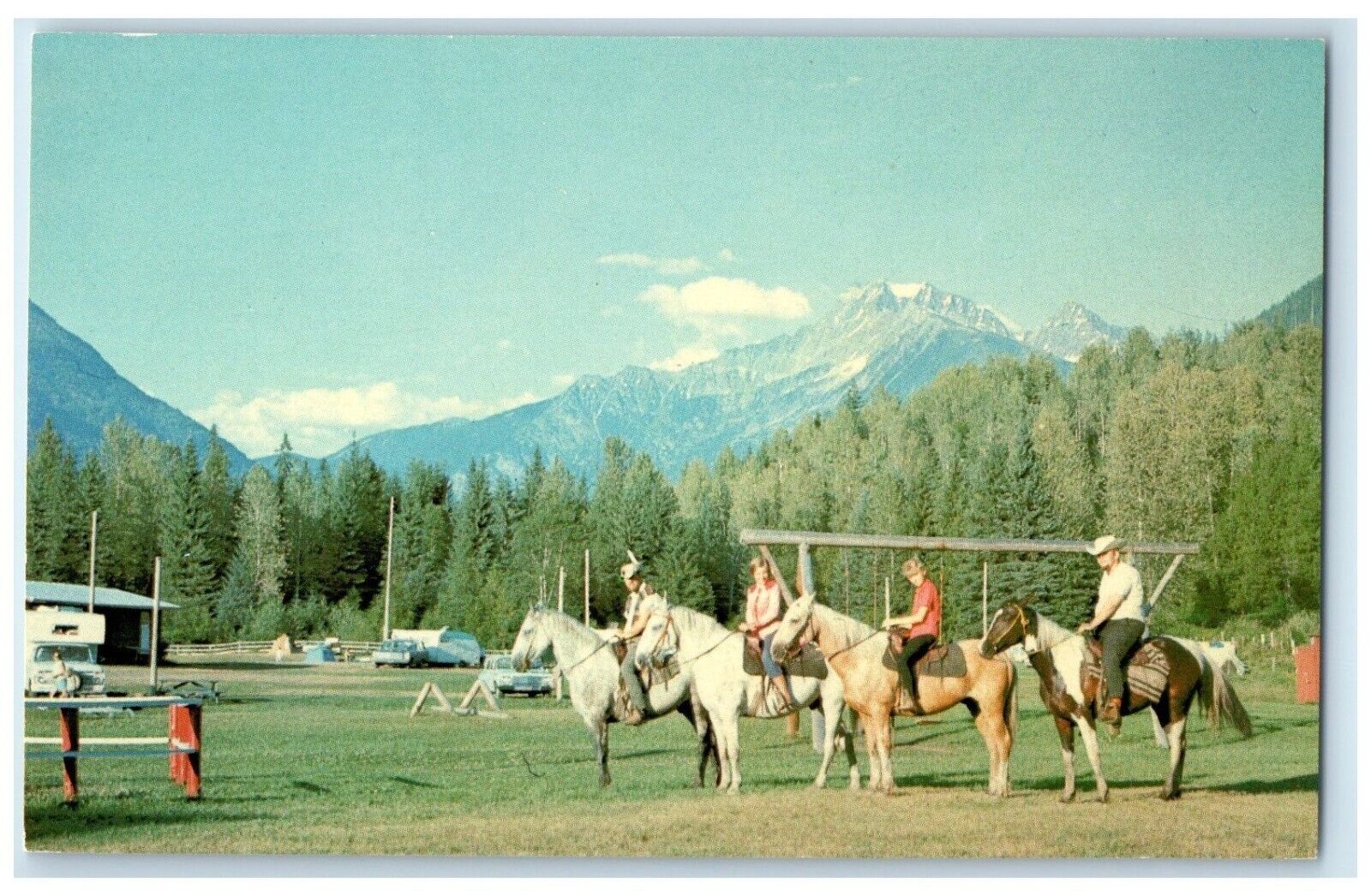 c1960's Taken at Greeley British Columbia Canada Unposted Vintage Postcard
