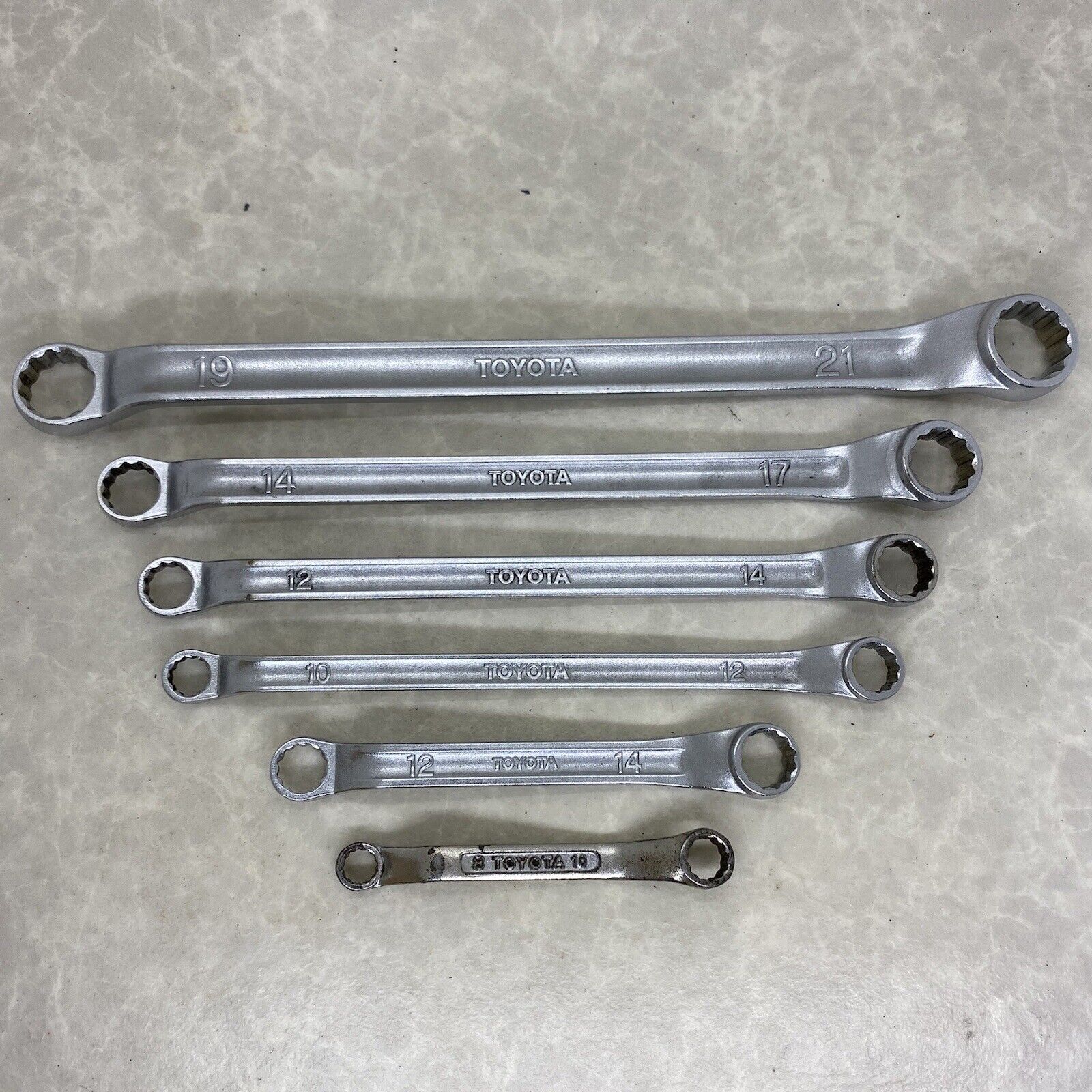 TOYOTA Offset Double Wrench Set of 6 TEQ Jdm Hand Tool