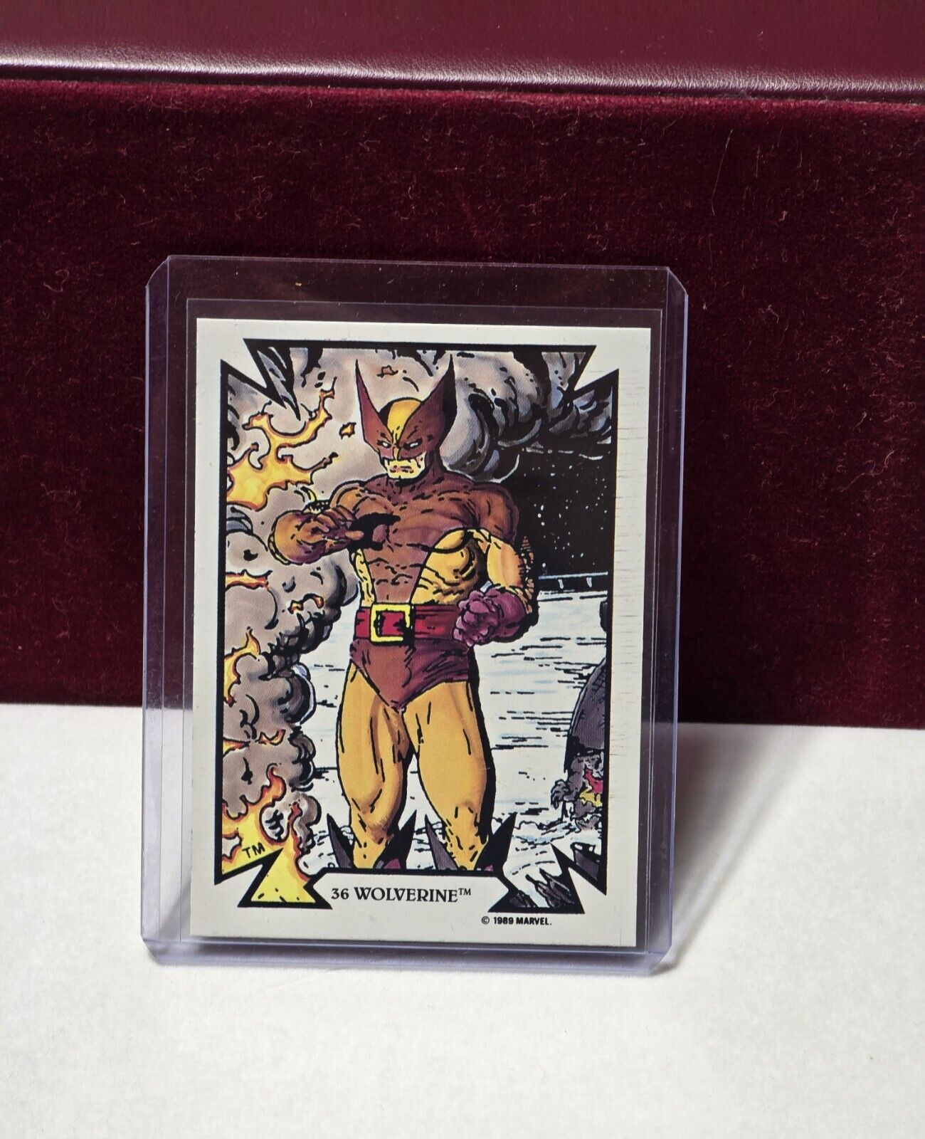 1989 Marvel The Todd McFarlane Collection Card #36 Wolverine Rookie