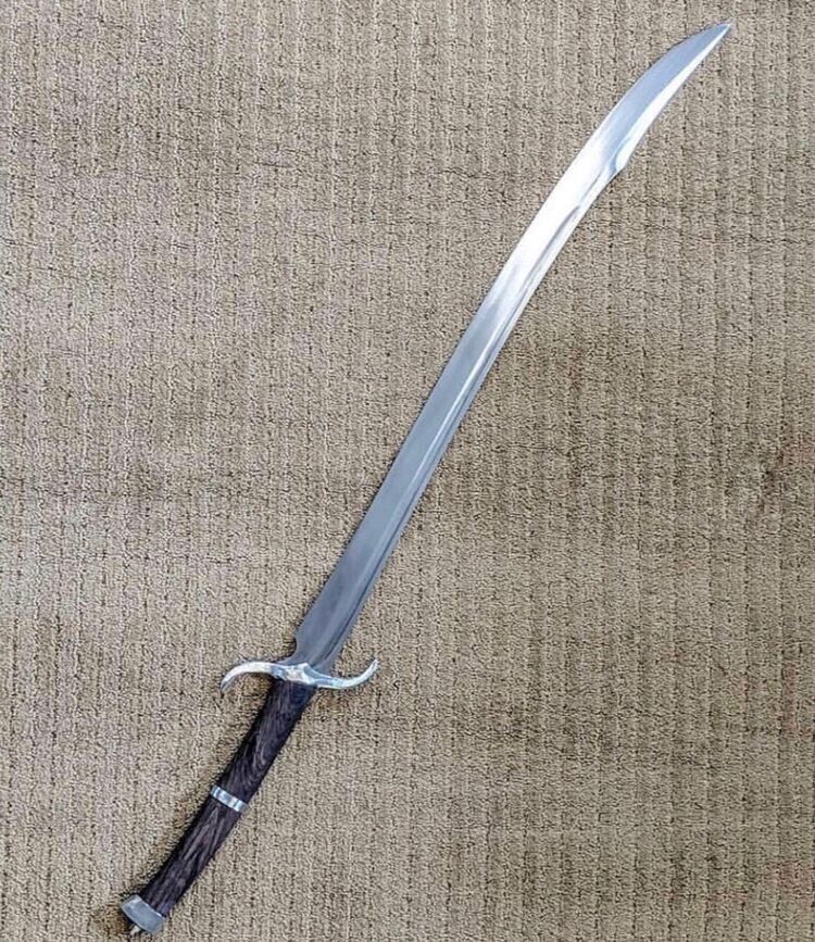 WILD CUSTOM HANDMADE 30 INCHES LONG IN HIGH POLISHED STEEL HUNTING PERFECT SWORD