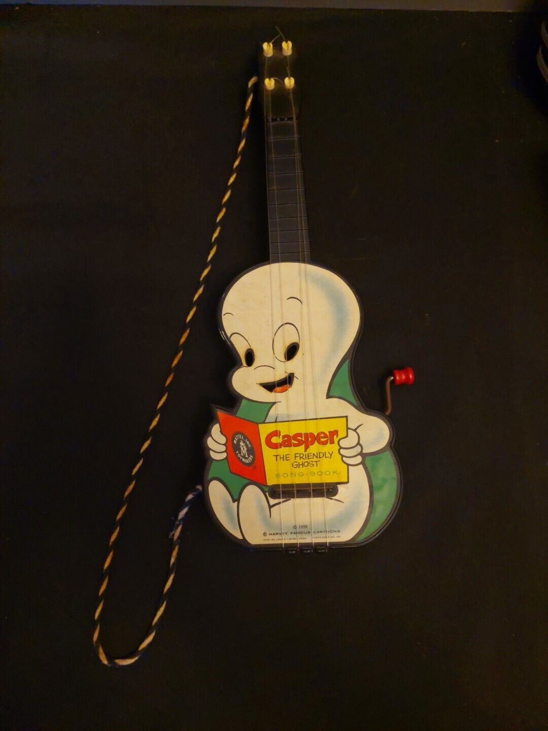 CASPER THE FRIENDLY GHOST UKULELE 1959 VINTAGE COLLECTIBLE INTACT STRINGS GUITAR