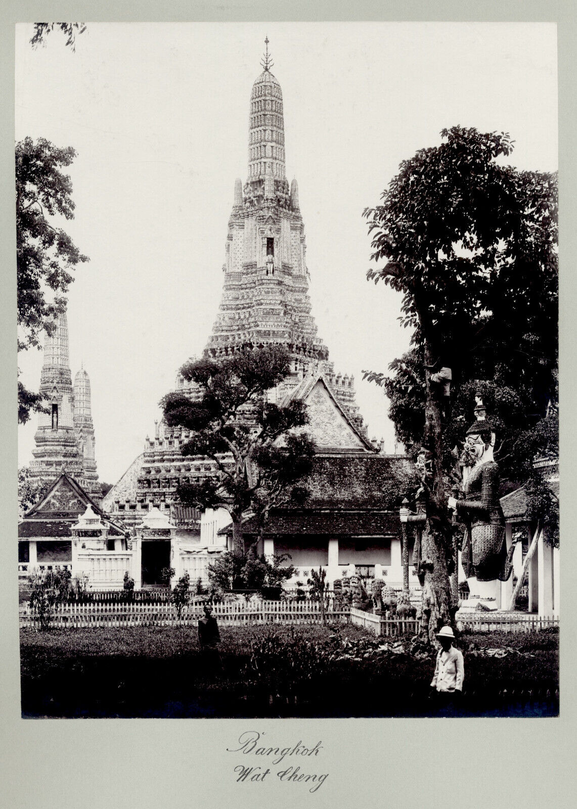 Robert Lenz Group of 10 Large Early Views of Bangkok Siam Thailand c. 1900