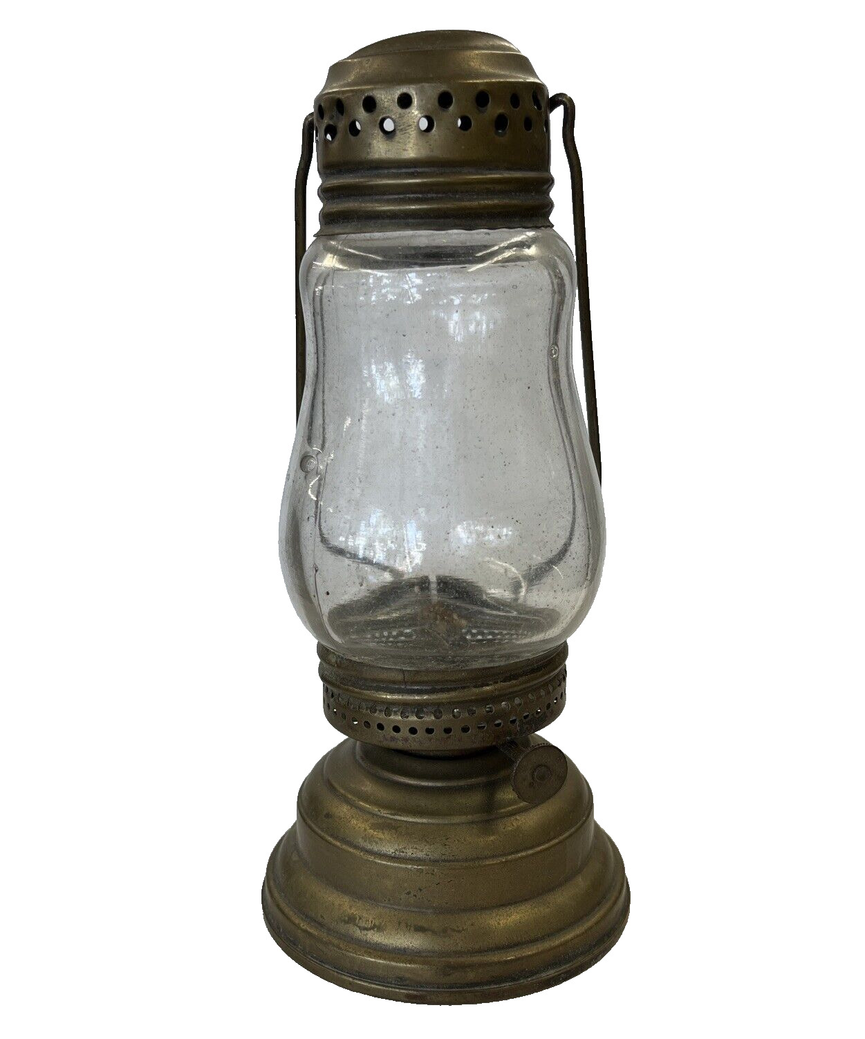 Antique Oil Lantern Unmarked 7” Skating Lantern