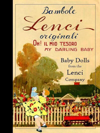 NEW = LENCI Sample Catalog 160+ felt dolls ITALY = PROSPERITY BABY 1921 to 1938
