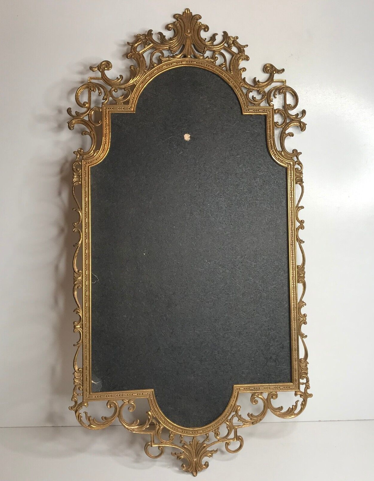 Vintage Brass Large Ornate Mirror Frame 90 cm x 47 cm