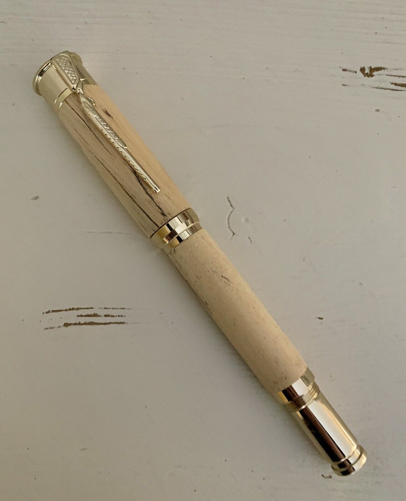 1pc. Handmade RIFLE BULLET Pen From .308 Brass & 30-06 Cartridges..VERY NICE