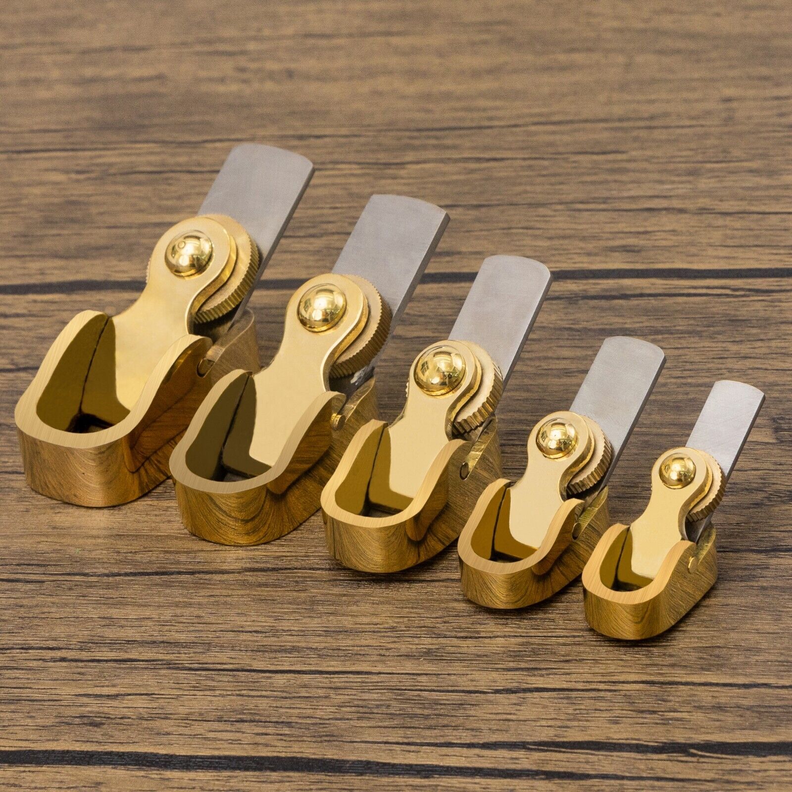 5pcs Different size Brass Small convex plane ,luthier /violin making tools