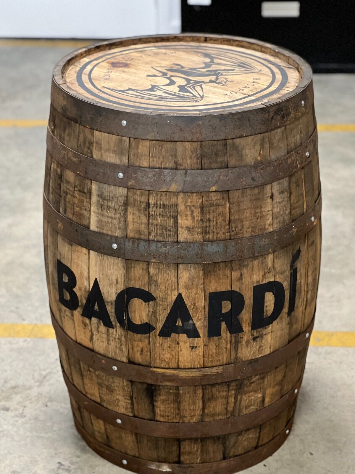Original Bacardi Rum Barrel