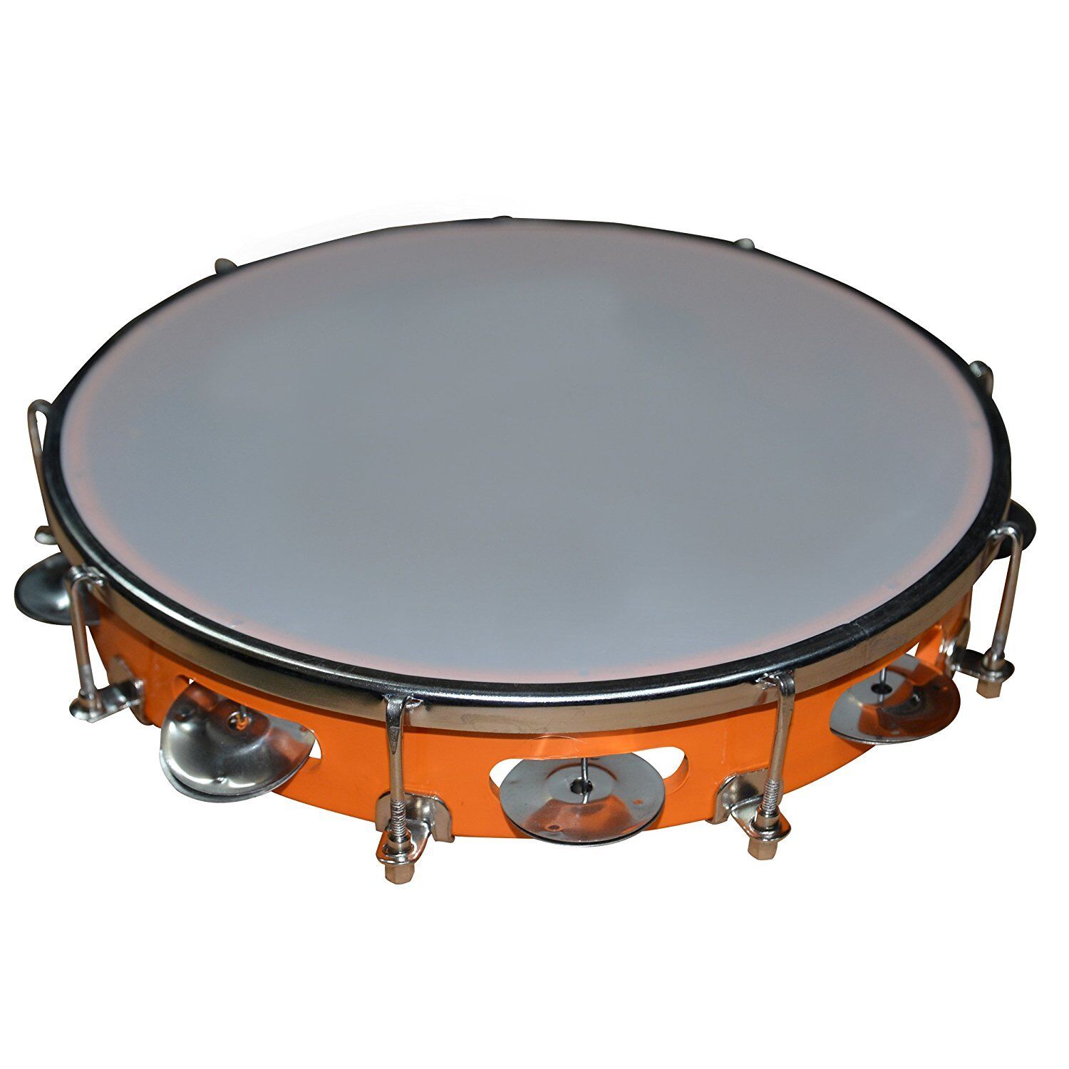 Tambourine With Head Aluminium Tambourine Hand Percussion Musical Instrument