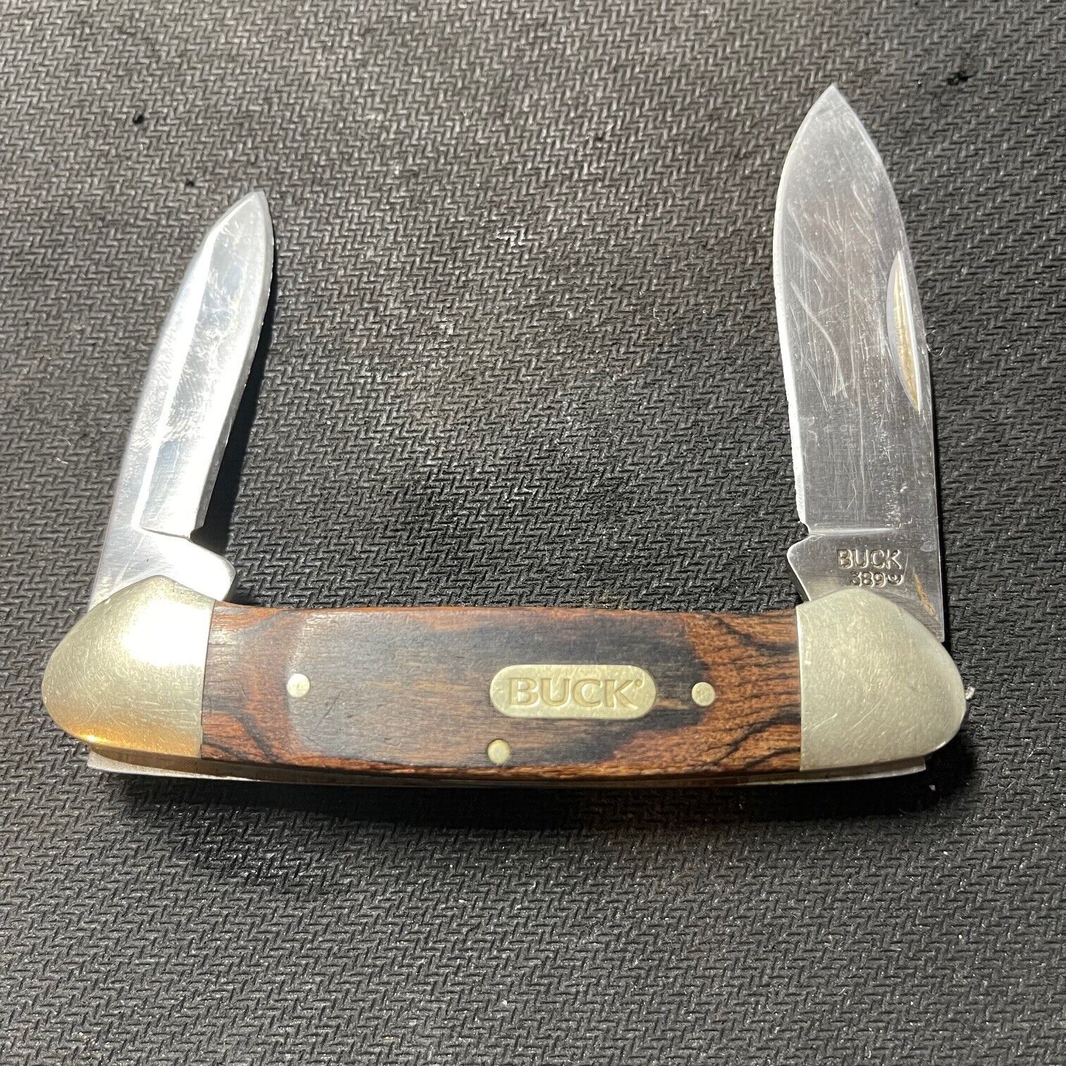 Buck Knives Canoe Model 389 Folding 2 Blade Pocket Knife