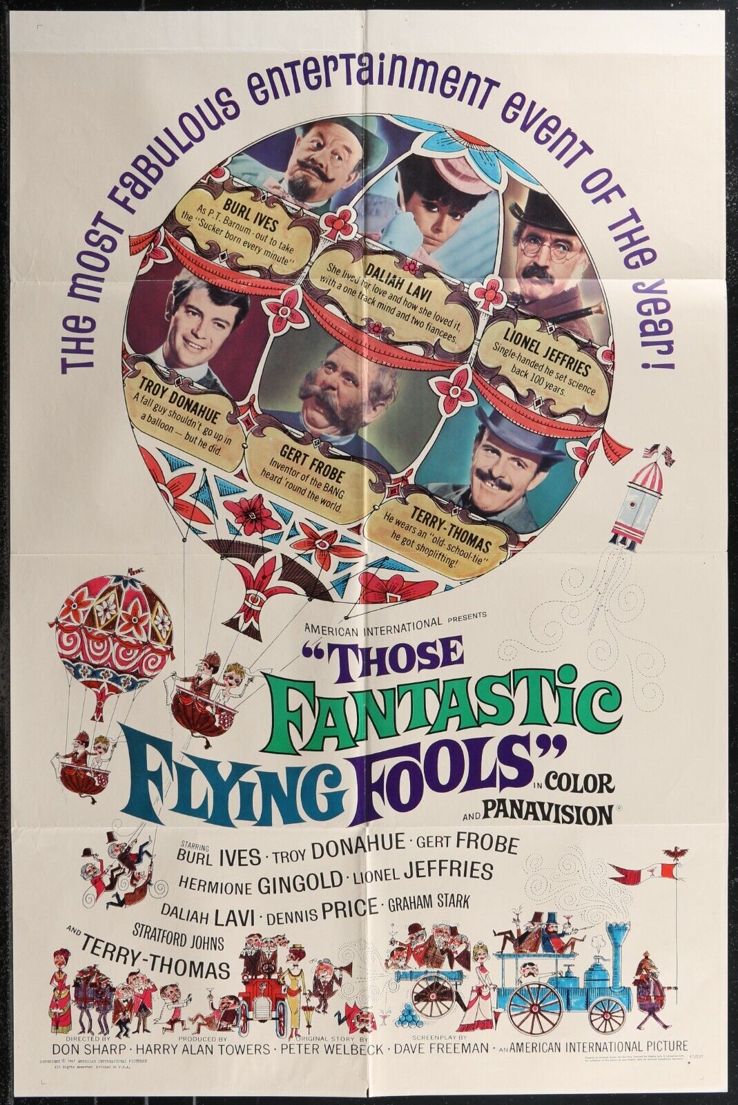 Those Fantastic Flying Fools 1967 1-SHEET MOVIE POSTER 27 x 41-