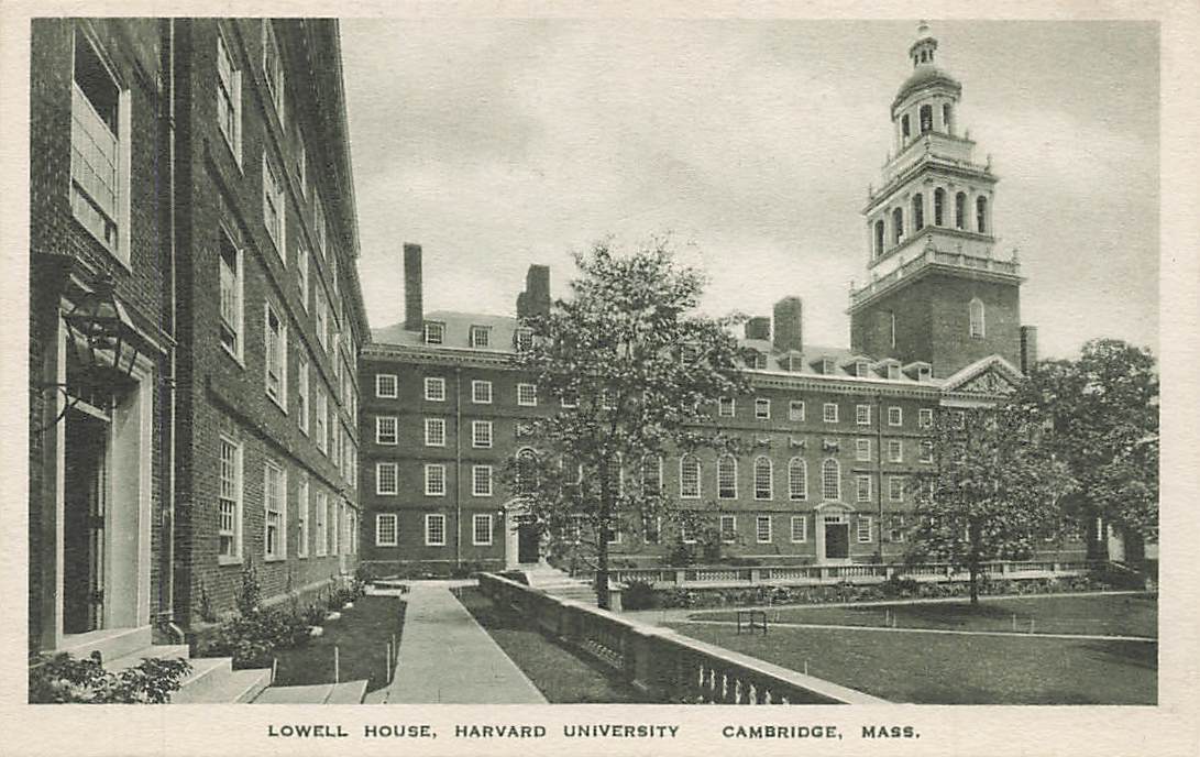 Vintage Lowell House Harvard University Cambridge MA P510