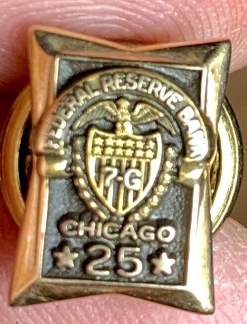 Federal Reserve Bank Chicago Pin