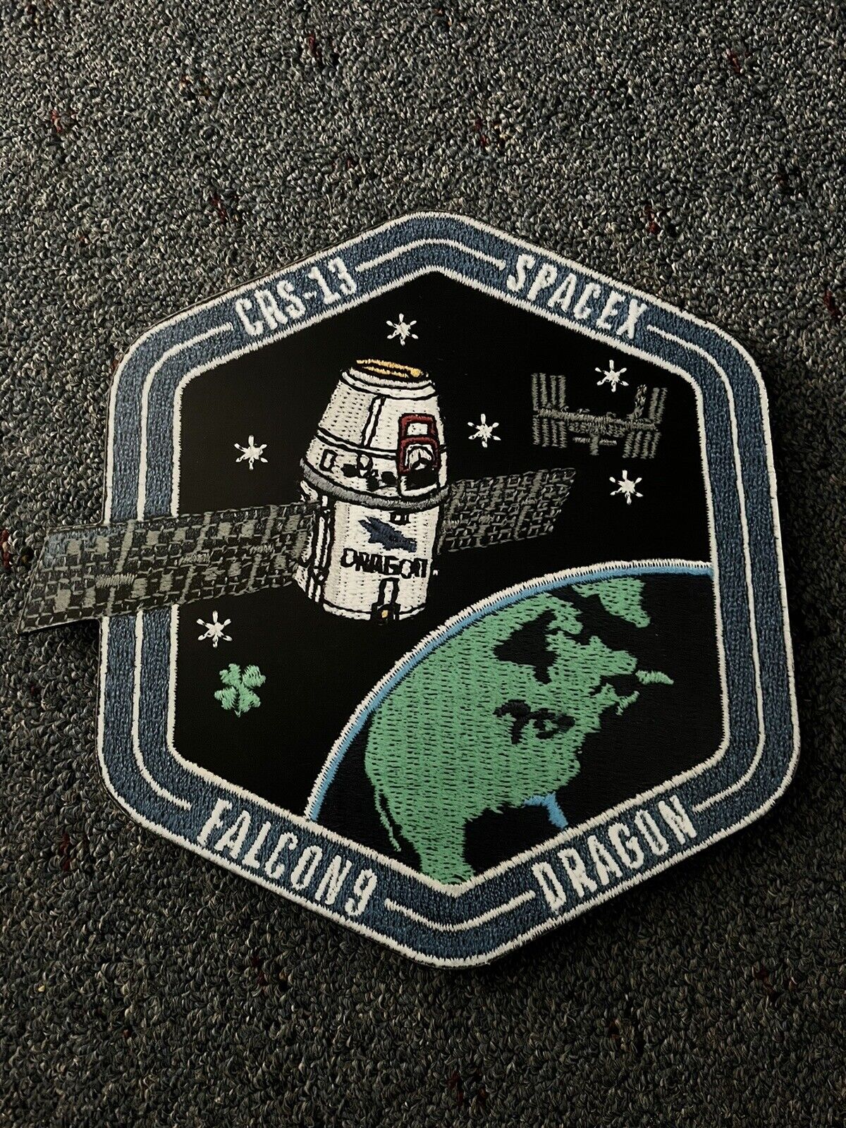 Space X Wall Sign / Patch Sign / Falcon 9 Dragon capsule