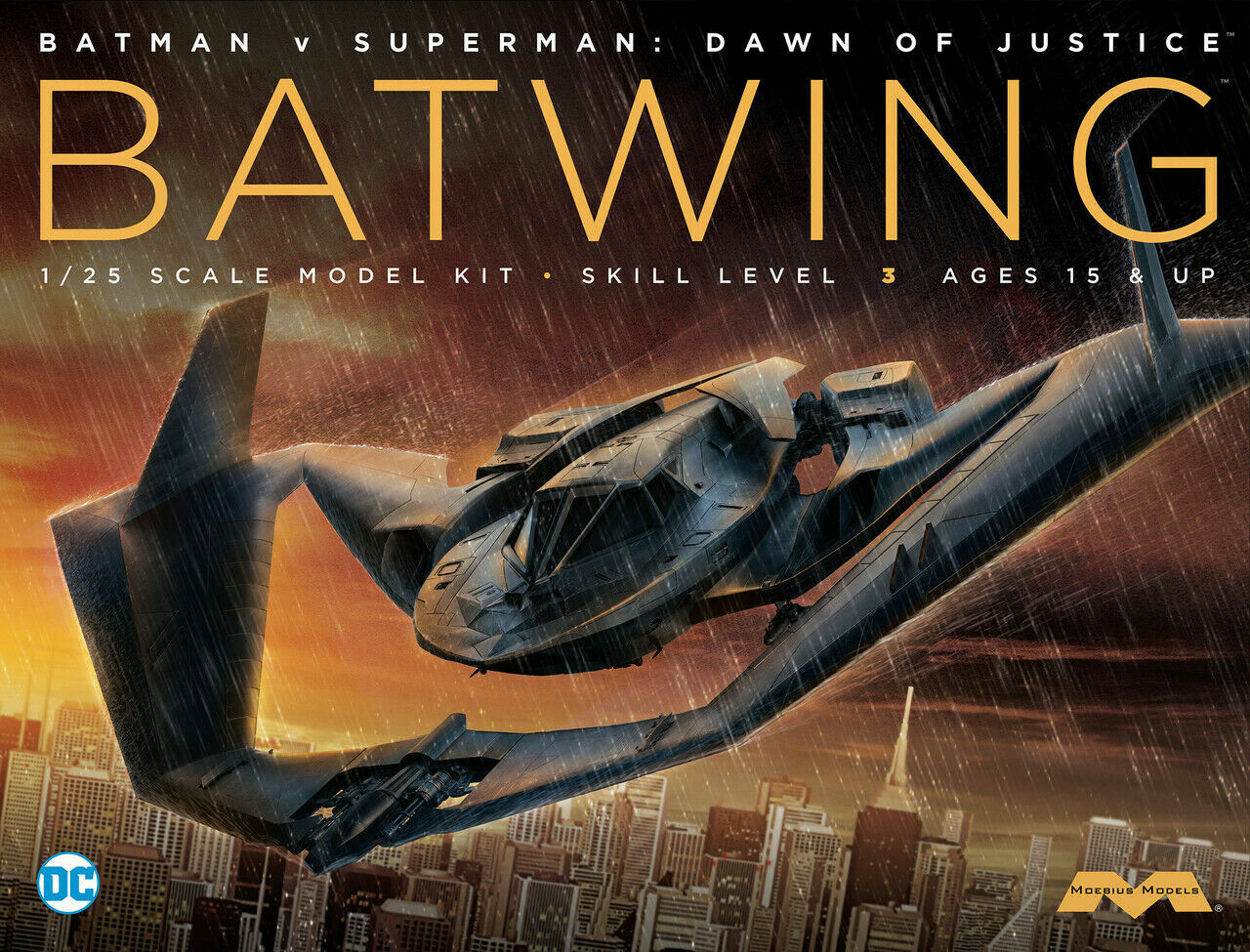 Batman vs. Superman - Batwing 18 inch wing span - Moebius Models 