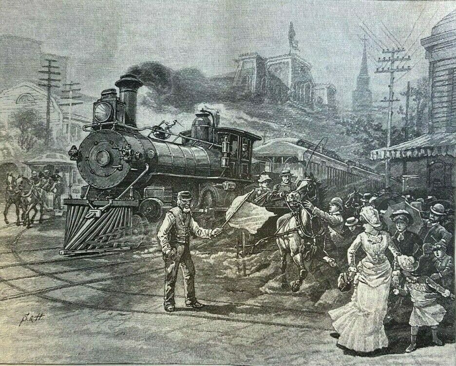 1885 English and American Railways illustrated