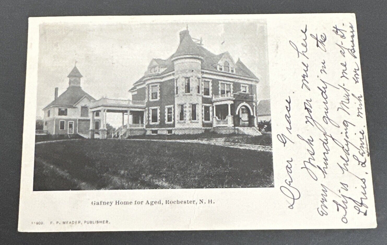 Postcard: Gafney Home for Aged ~~ Rochester, New Hampshire