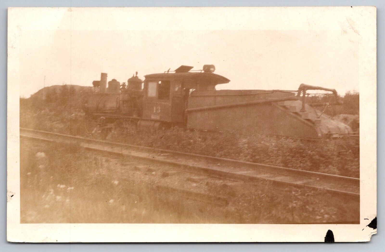 Rahway Valley Railroad 13 ? Real Photo Postcard. RPPC. Locomotive