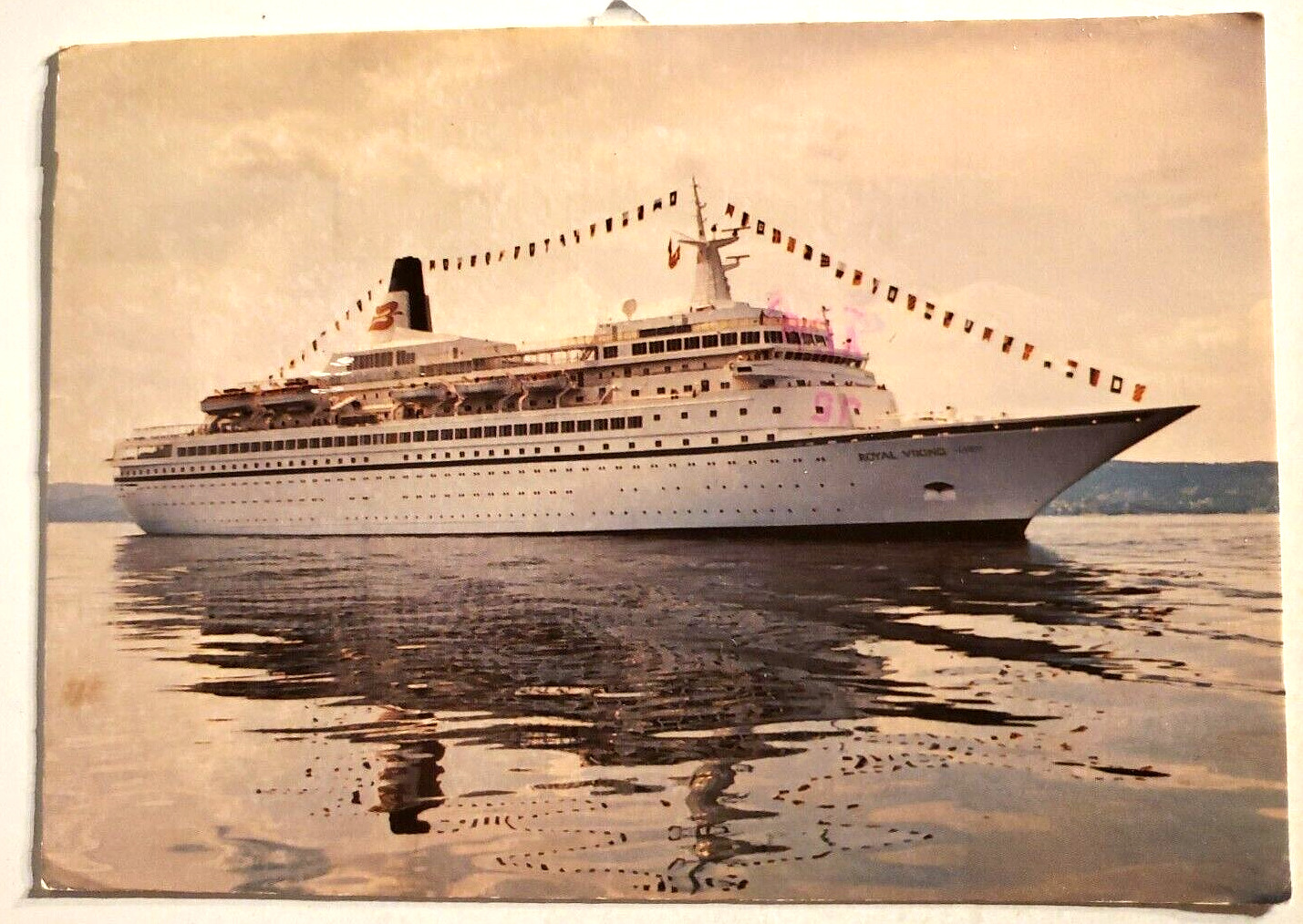 Royal Viking Star World Class Ship of Norwegian Registry Postcard