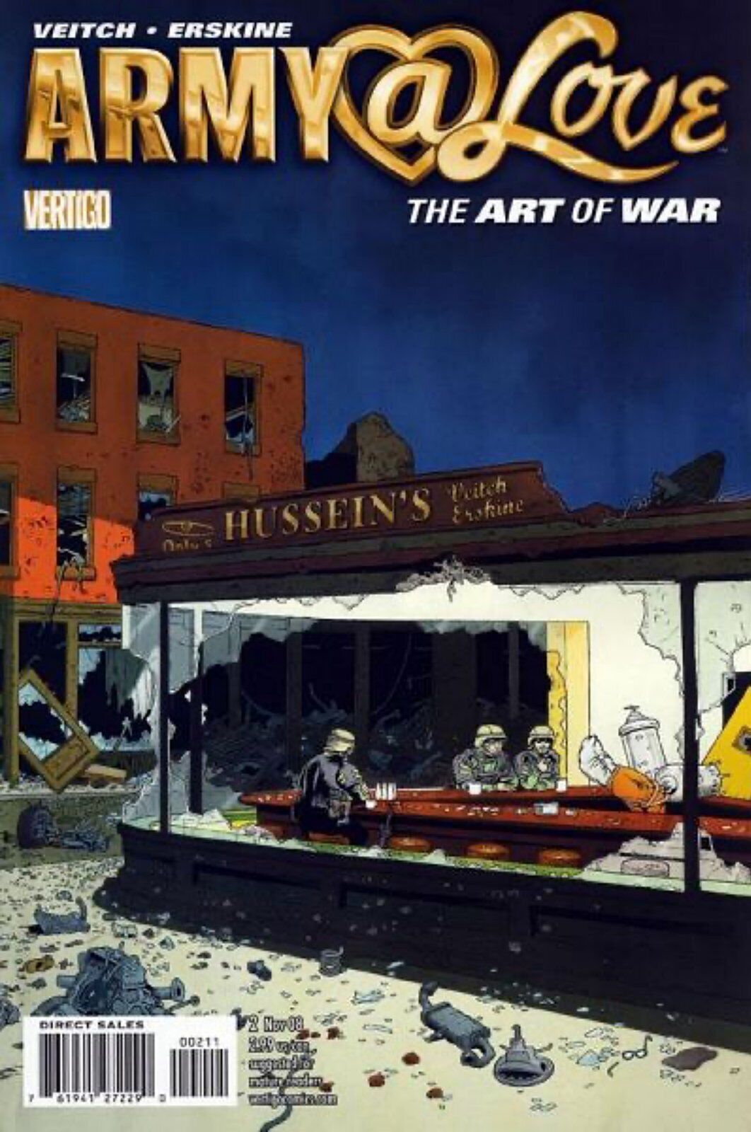 Army@Love: The Art of War #2 (2008-2009) Vertigo Comics
