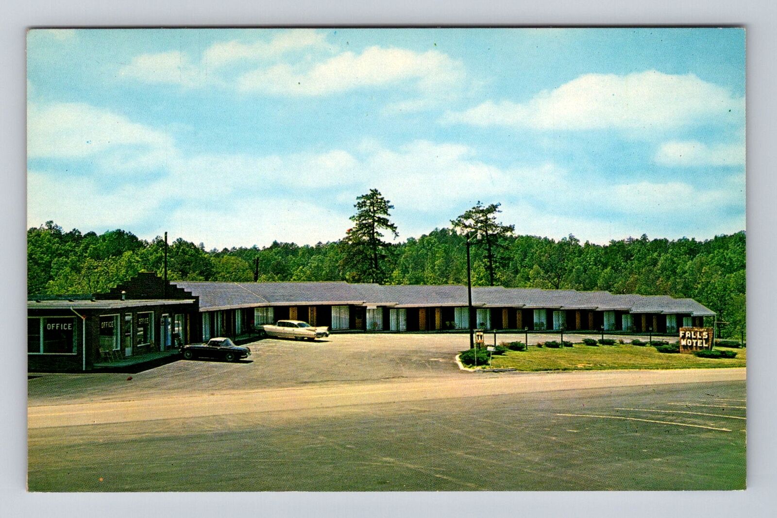Parkers Lake KY-Kentucky, Falls Motel & Restaurant Advertising, Vintage Postcard