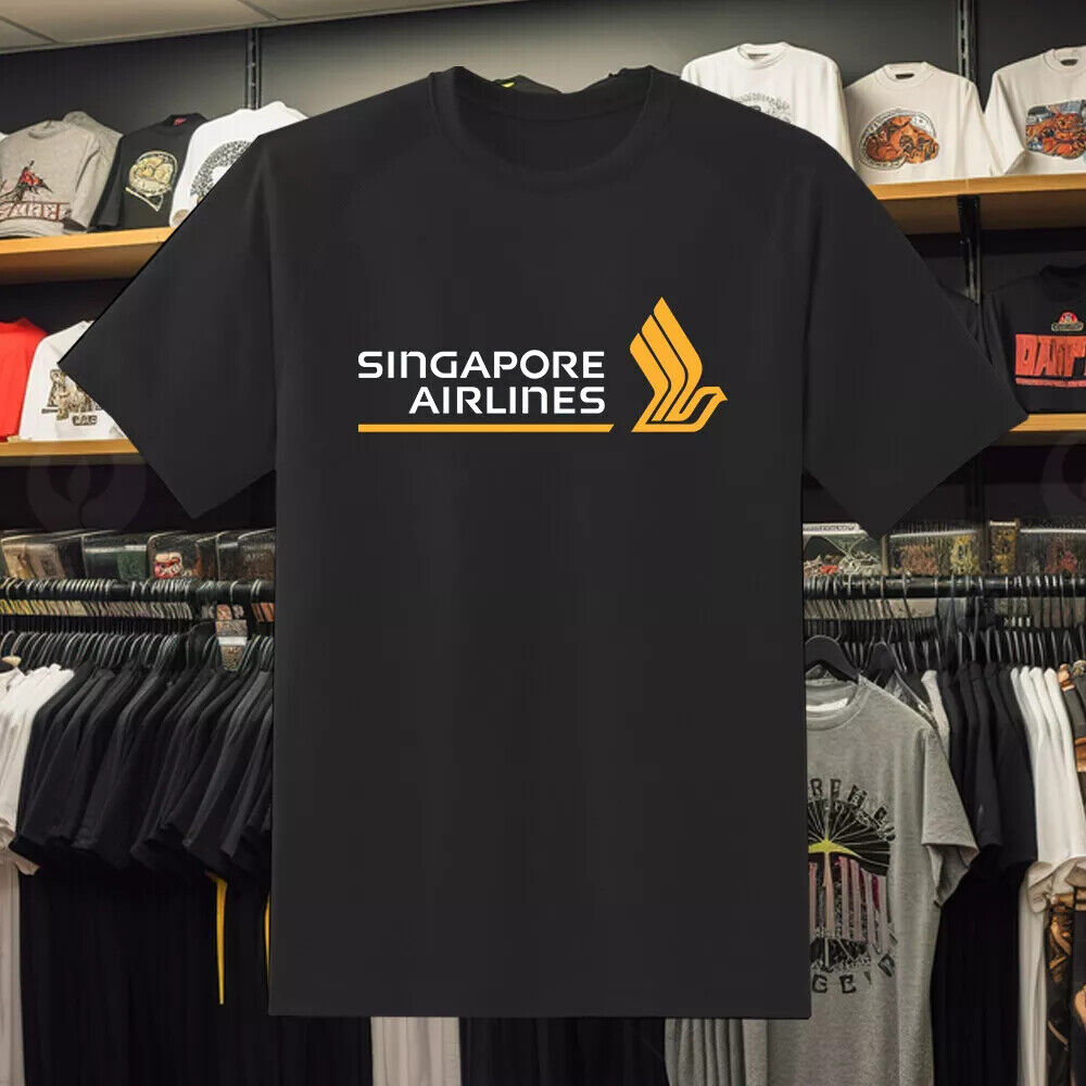 HOT Singapore Airlines Logo Retro VintageUnisex T-shirt S-5XL