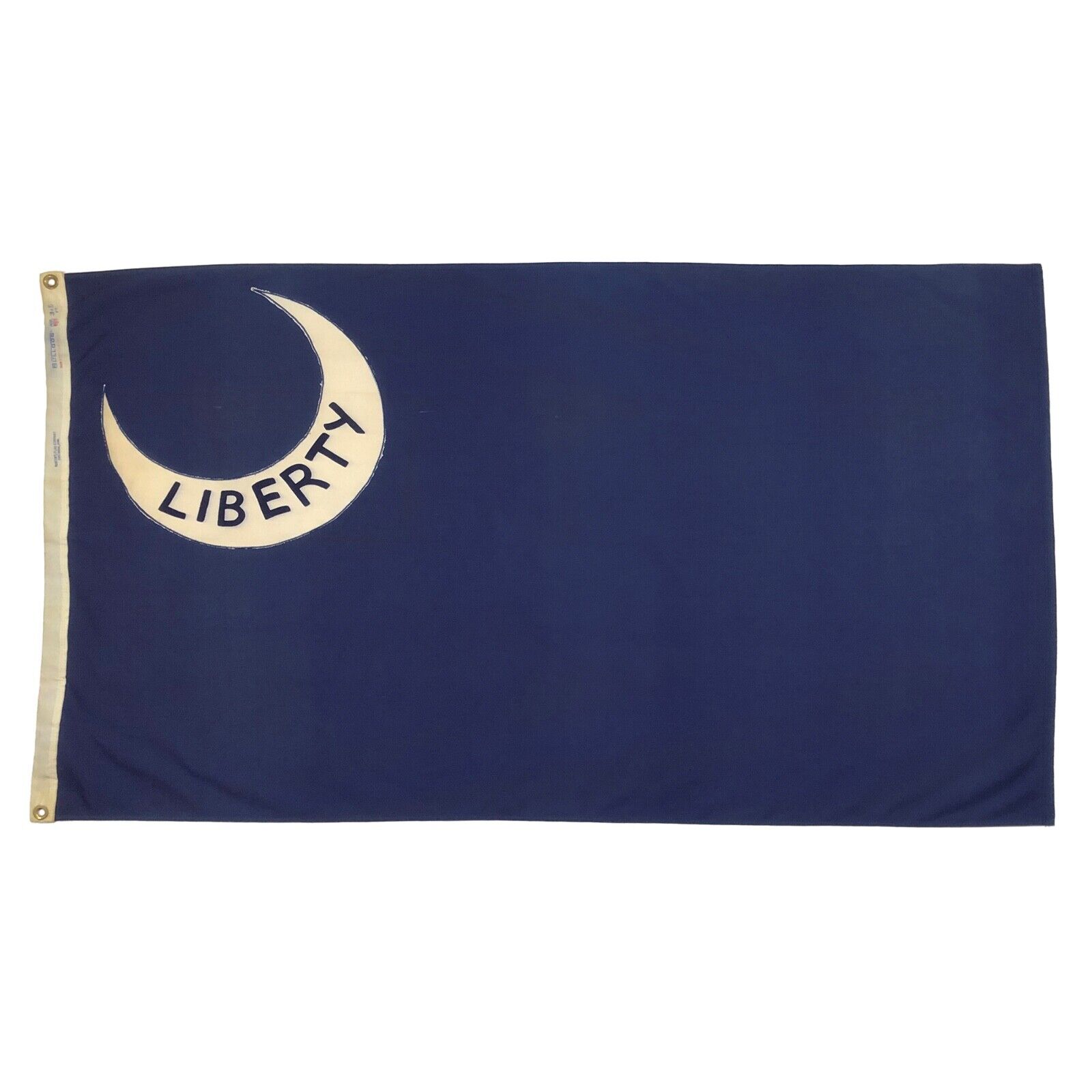 Vintage Cotton Fort Moultrie Flag American Cloth Liberty Moon South Carolina USA