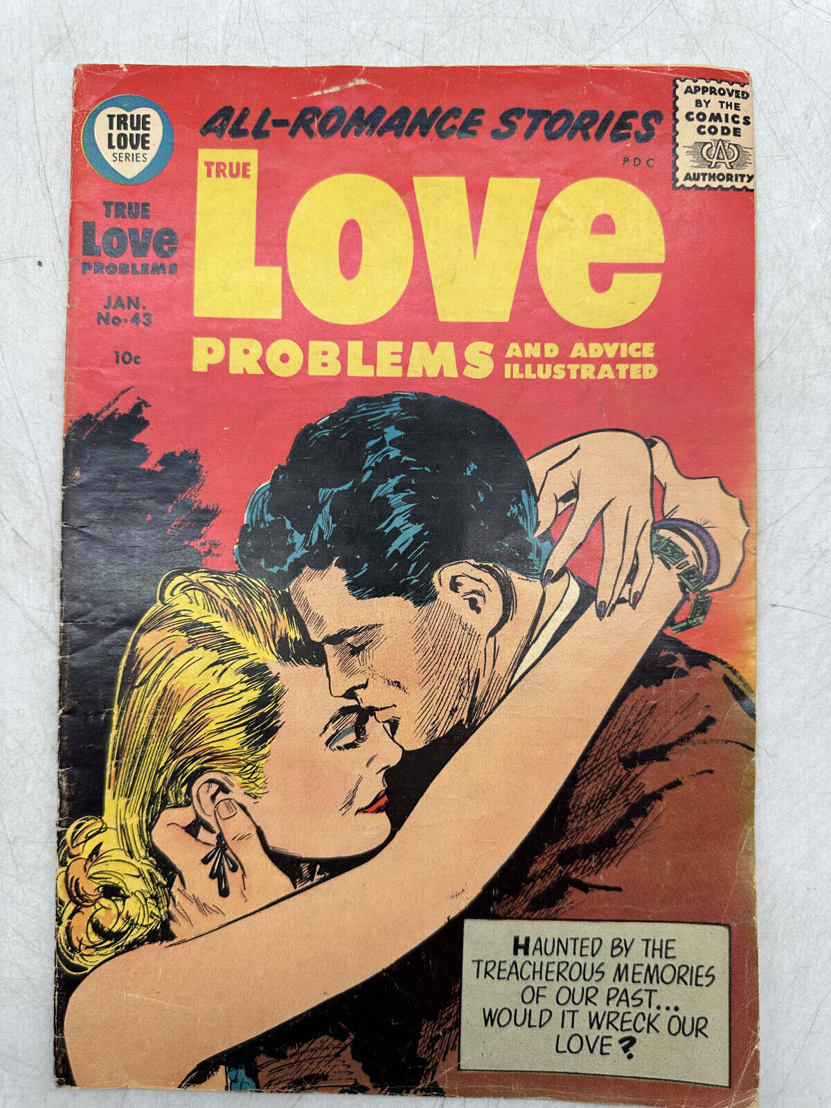 True Love Problems and Advice Illustrated  #43 G+ Harvey Comics 1957