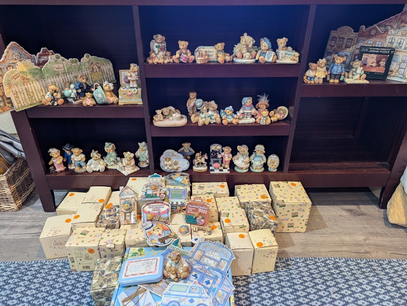 Cherished Teddies 48 Count Large Lot: 1991-2003 with Member Exclusives