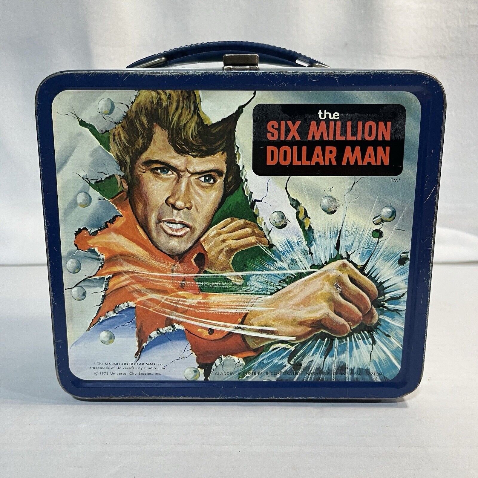 VINTAGE SIX MILLION DOLLAR MAN LUNCHBOX AND THERMOS