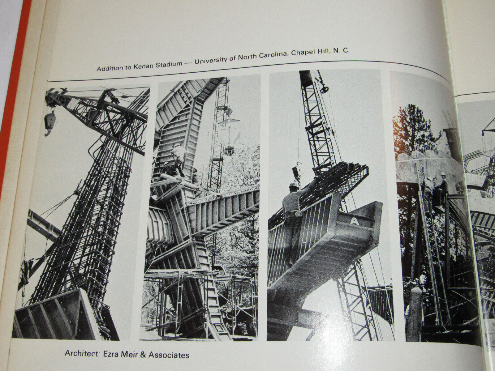 VTG 1960s NORTH CAROLINA BUILDERS BOOK KENAN STADIUM/DAVIDSON COLLEGE/MITCHELL+