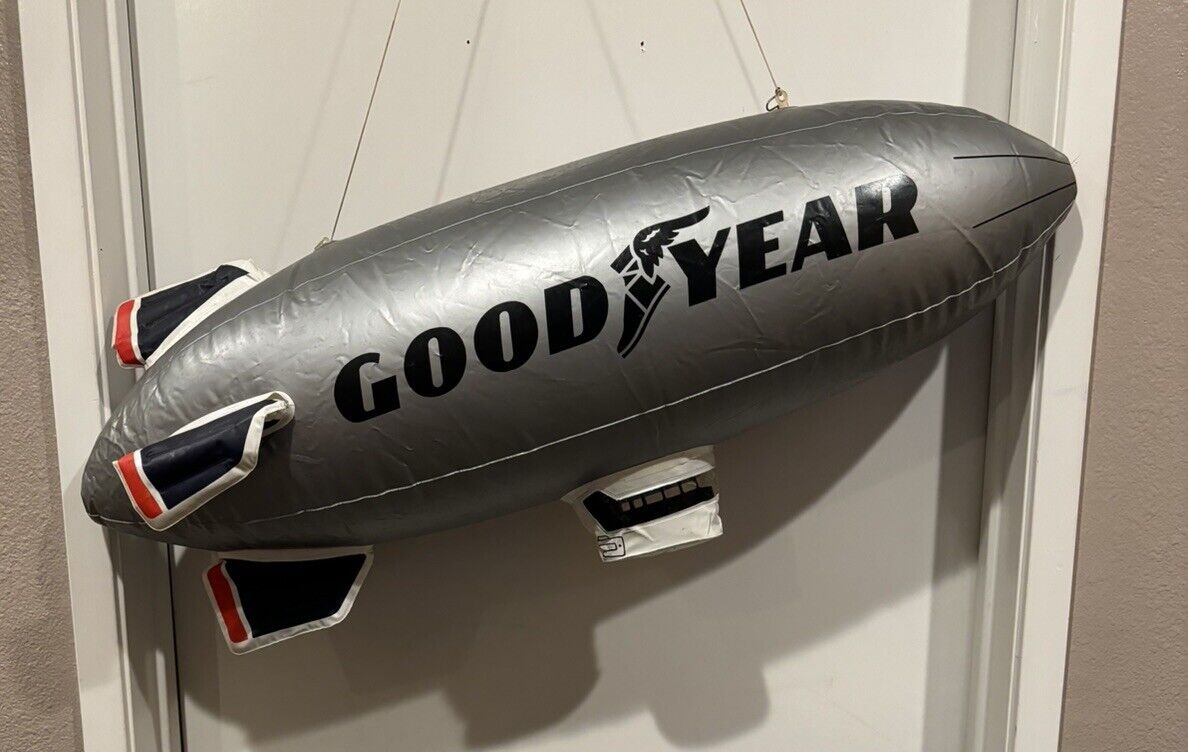 Vintage Goodyear blimp inflatable 32” No Holes Or Tears 