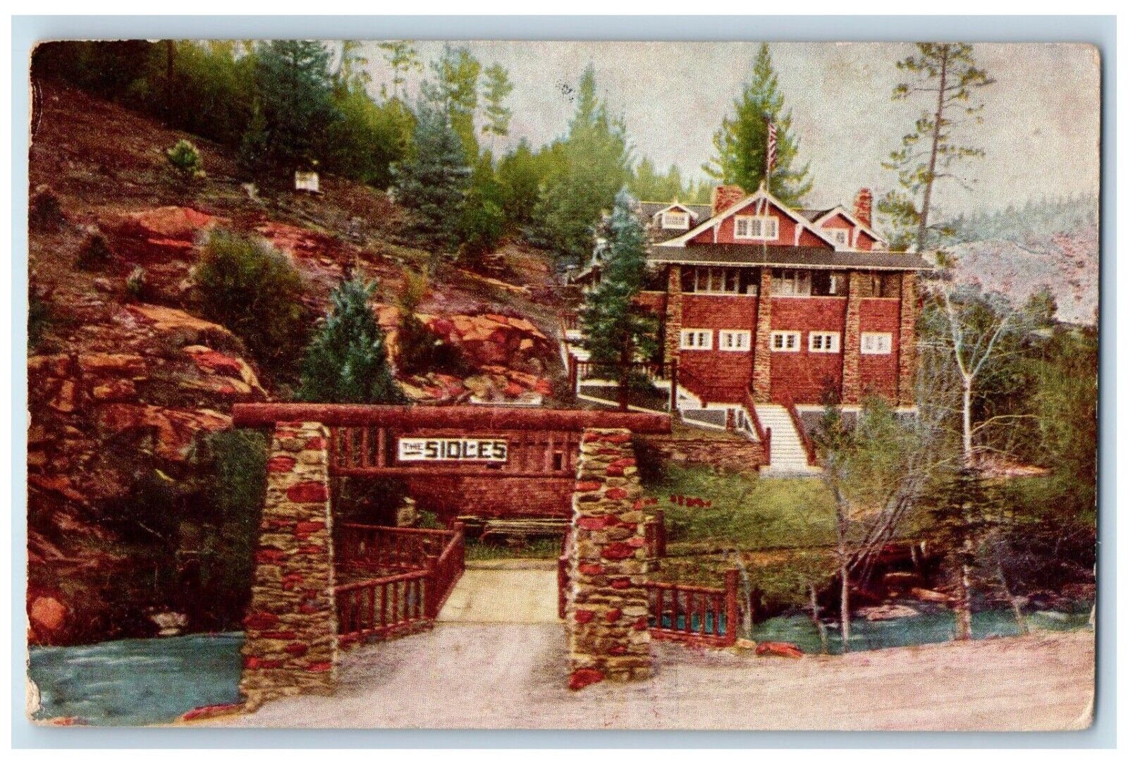 c1920s Troutdale in the Pines 1921 Summer Home Evergreen Colorado CO Postcard